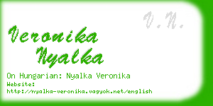 veronika nyalka business card